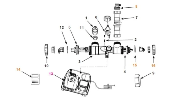 Kontrolná jednotka k chlorinátoru E.C.O. - 11902