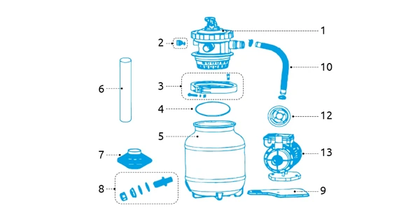 Krytka tyče pre filtrácie BS a PFS a ProStar 3