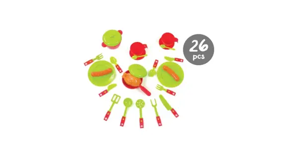 Kuchynka Mochtoys s chladničkou a príslušenstvom