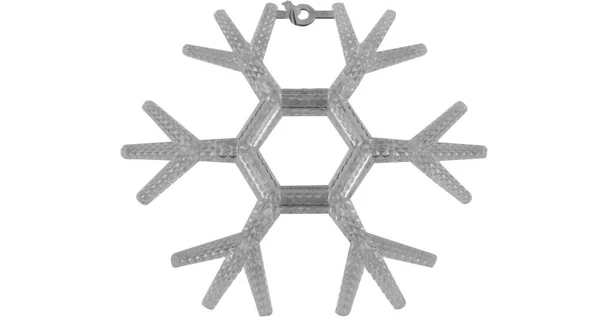 LED dekorácia na okno - 3 ks - vločka, hviezdy