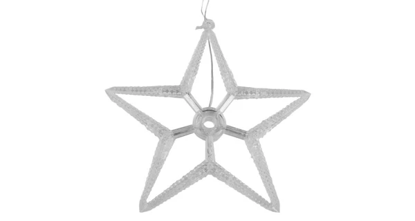 LED dekorácia na okno - 3 ks - vločka, hviezdy