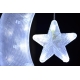 LED dekorácie - mesiac a hviezda - studená biela