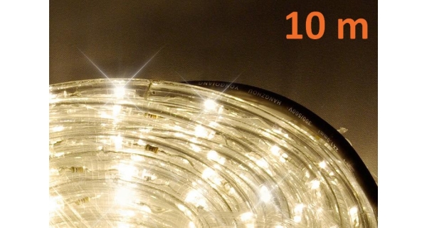 LED pásik  10 m - 240 diód - teplá biela
