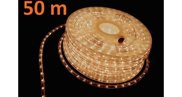 LED pásik 50 m - 1800 diód - teplá biela