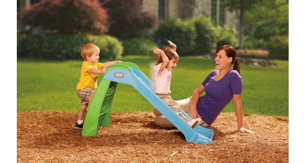 Little Tikes šmykľavka modrá prvá