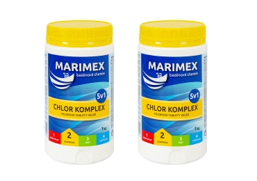 Marimex Chlor Komplex 5v1 1,0kg - sada 2 ks