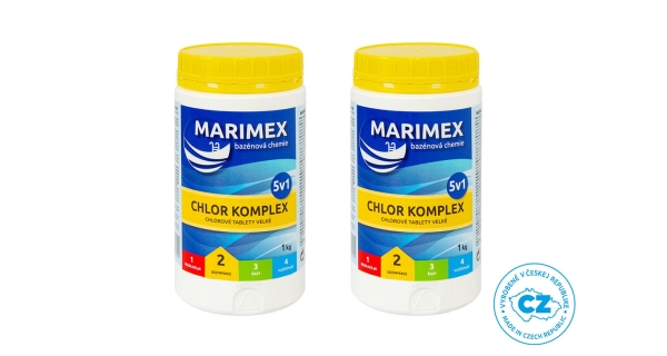 Marimex Chlor Komplex 5v1 1,0kg - sada 2 ks