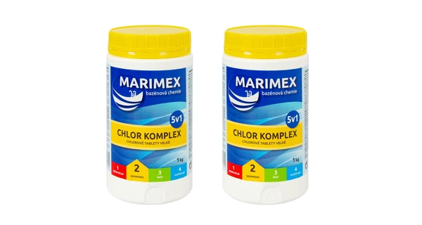 Marimex Chlor Komplex 5v1 1,0kg - sada 2 ks