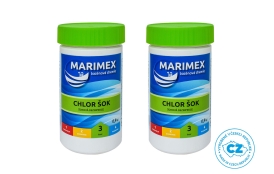 Marimex Chlor Šok 0,9 kg - sada 2 ks