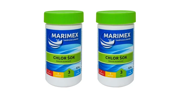 Marimex Chlor Šok 0,9 kg - sada 2 ks