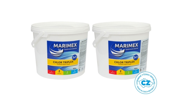 Marimex Chlor Triplex 3v1 4,6 kg  - sada 2 ks