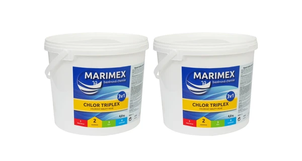Marimex Chlor Triplex 3v1 4,6 kg  - sada 2 ks