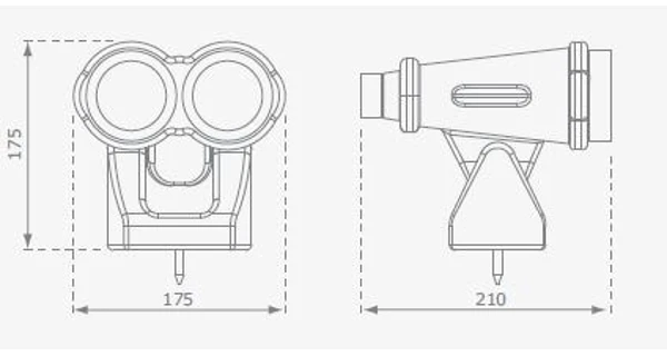 Marimex Play Ďalekohľad- oranžový