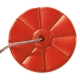 Marimex Play Hojdací disk kvetinka - červená
