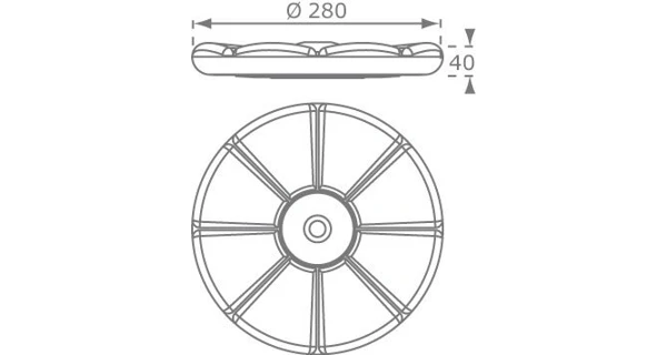 Marimex Play Hojdací disk kvetinka - žltá