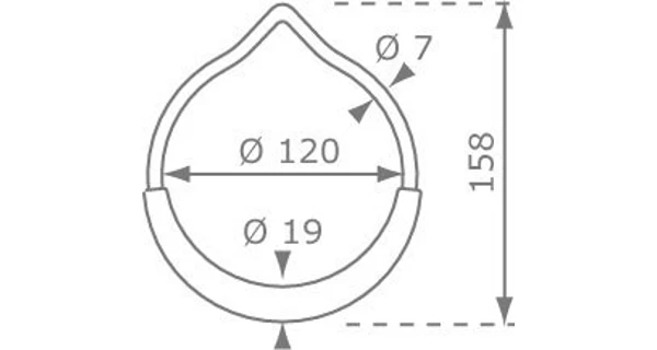 Marimex Play Hojdacie kruhy - kov