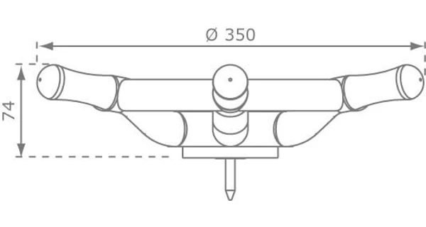 Marimex Play Kormidlo - červené