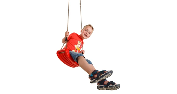 Marimex Play plastové hojdacie sedadlo- červené