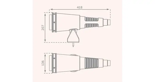 Marimex Play Teleskop Star - oranžový