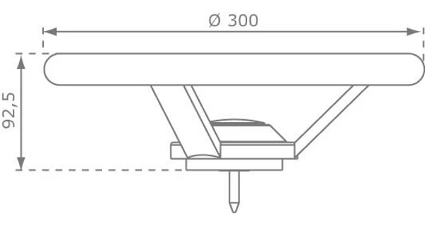 Marimex Play Volant - modrý