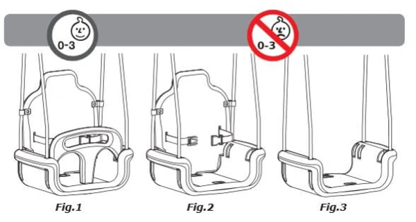 Marimex Play závesná hojdačka Trix - oranžová