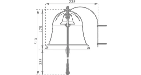 Marimex Play Zvonec - modrý