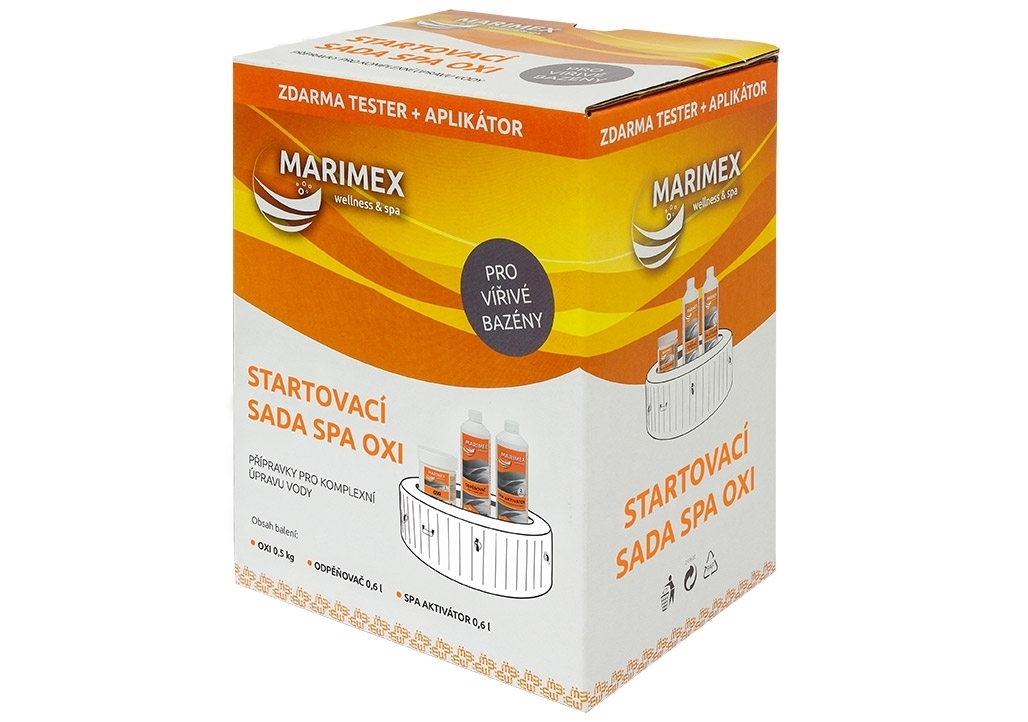 Marimex | Marimex Spa sada Oxi (OXI 0,5kg, Odpeňovač 0,6l, Aktivátor 0,6l) | 11313127