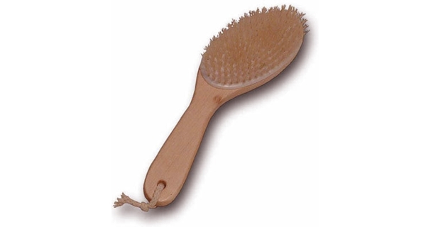 Masážna kefa s krátkou rukoväťou