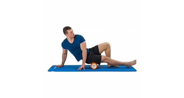 Masážny valec Foam Roller TUNTURI 33 cm / 13 cm oranžový
