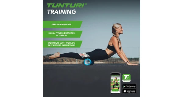 Masážny valec Foam Roller TUNTURI 33 cm / 13 cm oranžový