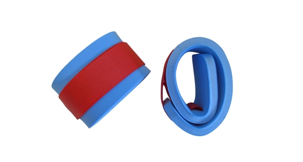 Nadľahčovacie rukávniky na suchý zips - modré