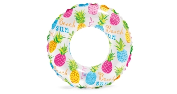 Nafukovací kruh Color 51 cm - ananás