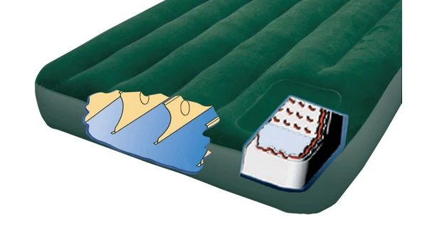 Nafukovacia posteľ Intex Downy Twin Cot