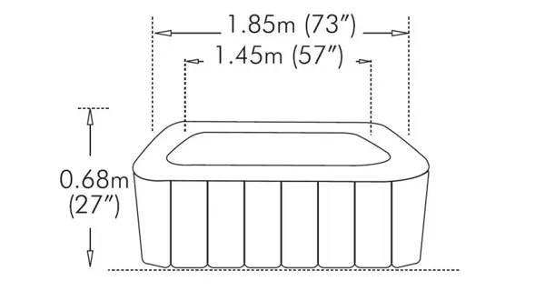 Nafukovacia vírivka MSpa Alpine M - 019 LS LITE