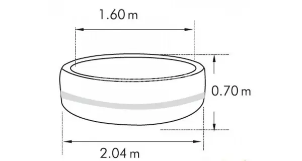 Nafukovacia vírivka MSPA Birkin J - 152