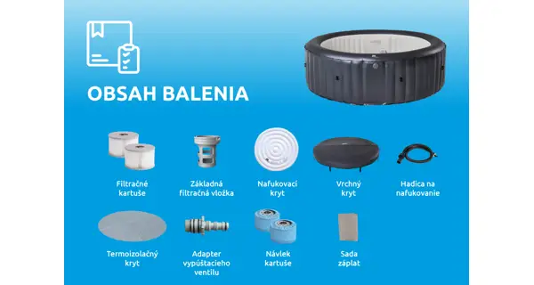 Nafukovacia vírivka MSPA Carlton M-CA061