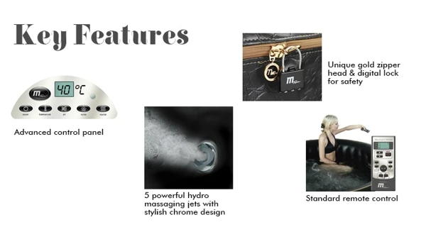 Nafukovacia vírivka MSPA Luxury Exotic J-211