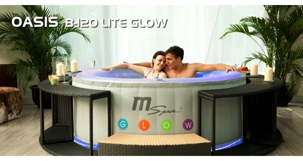 Nafukovacia vírivka MSpa Oasis M - 022LS Glow Lite