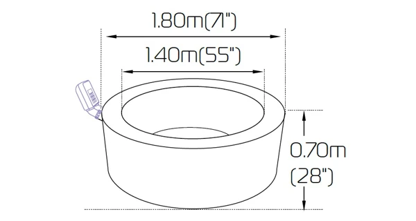 Nafukovacia vírivka MSpa Reve
