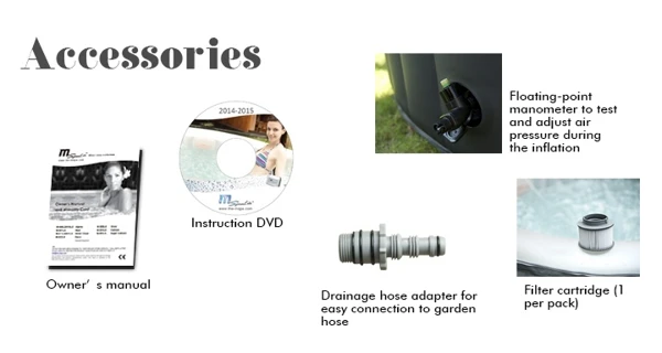 Nafukovacia vírivka MSpa Silver Cloud M - 011 LS Lite