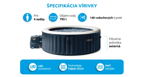 Nafukovacia vírivka Pure Spa Plus