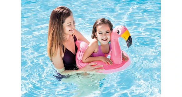 Nafukovacie koleso 64 cm - plameniak