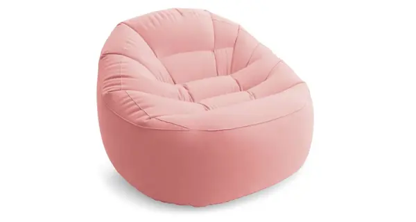 Nafukovacie kreslo Intex Beanless Bag - ružová