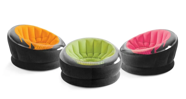 Nafukovacie kreslo Intex Empire - oranžová