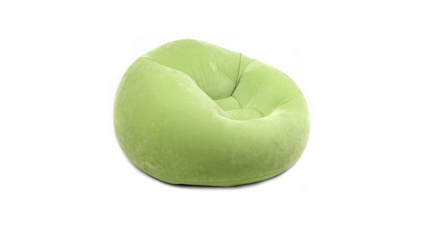 Nafukovacie kreslo Intex - zelená