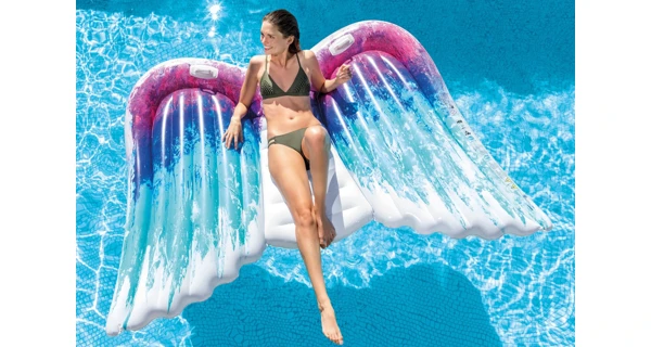 Nafukovacie lehátko - anjelske krídla