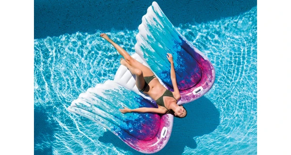 Nafukovacie lehátko - anjelske krídla