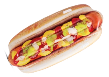 Nafukovacie lehátko - hot dog