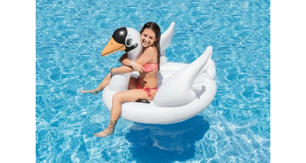 Nafukovacie lehátko - malá labuť