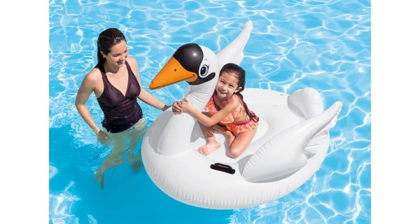 Nafukovacie lehátko - malá labuť